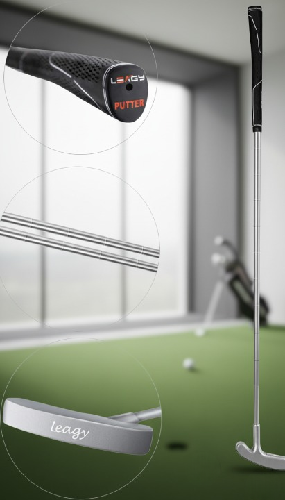 Timeless Classic Golf Putter 35" Length - Putt Style Two-Way Head and Premium Rubber Grip